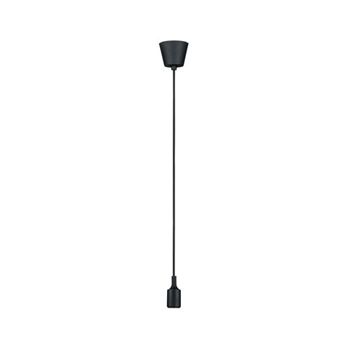 Suspension PAULMANN Neordic Ketil max1x60W E27 Noir