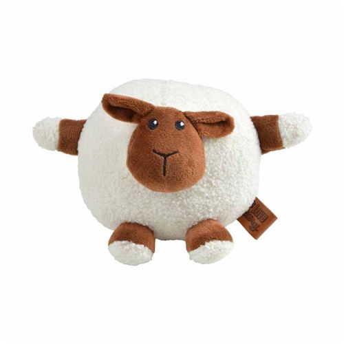 Jouet Peluche Mouton pour Chien Wooly 20cm Écru