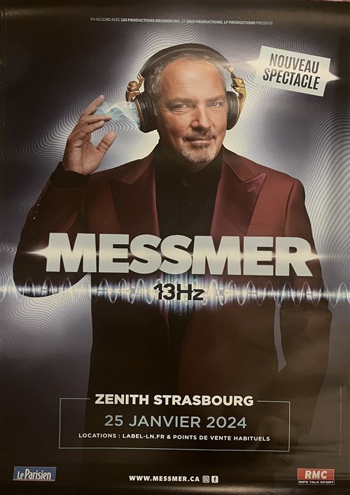 Affiche - MESSMER - 13Hz - 80x120cm