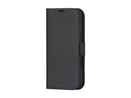 dbramante1928 Lynge - Étui à rabat pour téléphone portable - compatibilité avec MagSafe - cuir pleine fleur - noir - pour Apple iPhone 16 Pro Max