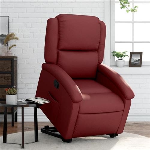 Vidaxl Rouge Fauteuil Inclinable - Image 3
