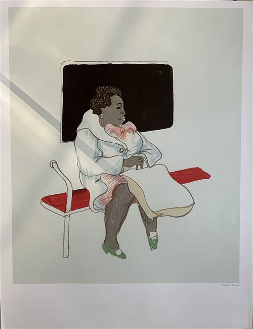 Affiche - Tomi Ungerer - America - The 'A' Train - 1966 - 50x62cm