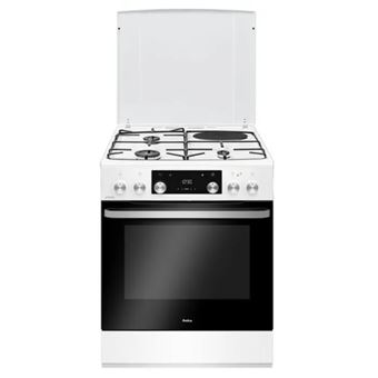 Cuisinière Mixte AMICA 77l 4 Feux Blanc - Acm7035rb