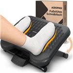 ACROPAQ Repose Pied Bureau ergonomique Antidérapant, Surface avec Picots - 3 hauteurs réglables- Réglage de l'angle de l'inclinaison