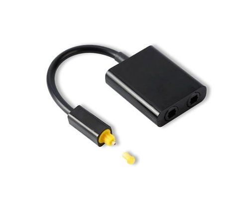 1 à 2 Splitter Duplicateur Optique audio Toslink