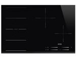 Smeg SI1F7845B - Table de cuisson à induction - 4 plaques de cuisson - Niche - largeur : 75 cm - profondeur : 49 cm - noir - avec avant biseauté - noir