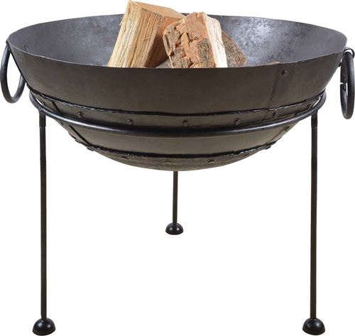 Brasero avec anses en métal recyclé 60 cm