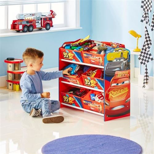 Hellohome Disney Cars Meuble De Rangement Pour Chambre D Enfant