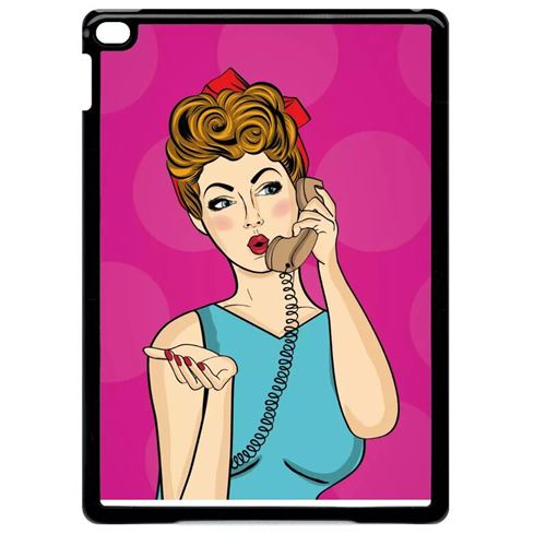 Coque Apple Ipad Air 2 Pin Up Fond Rose