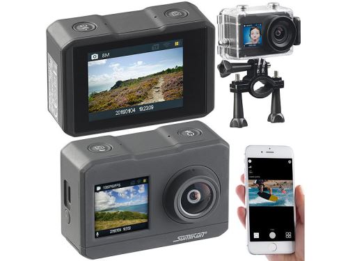 Caméra sport 4K DV-3817 étanche avec 2 écrans, wifi et capteur Sony