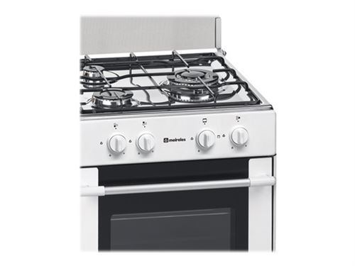 Meireles Milano G 1530 DV - Cuisinière - pose libre - largeur : 53.5 cm - profondeur : 56.5 cm - hauteur : 85 cm - acier inoxydable