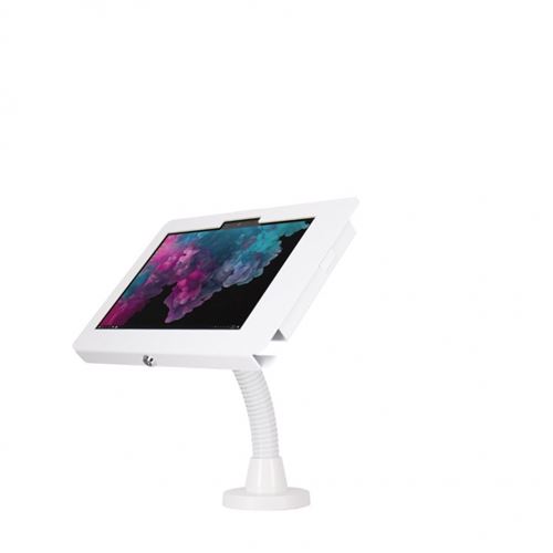Support Stand Mural ou Comptoir à Bras Flexible Compatible avec Surface Go - The Joy Factory - Blanc - KAM506W