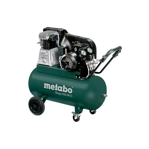 Metabo Compresseur 3 Kw 11 Bar Cuve 90 L 395 L/Min Mega 550-90 D - Image 3