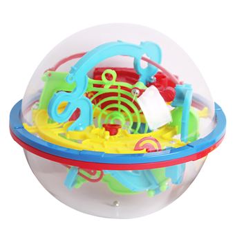 Puzzle 3D Jeu De Labyrinthe Interactif De Balle Avec 100 Défis Multicolore K43 - 1
