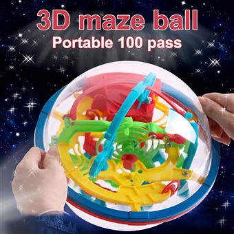 Boule de labyrinthe, 3D boule de labyrinthe sphérique Puzzle jouets
