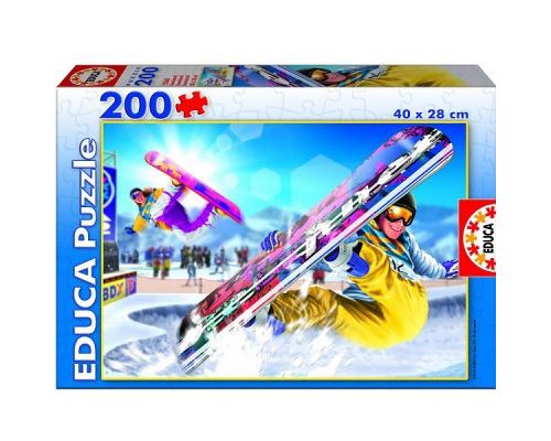 Puzzle 200 Pièces : Snowboard, Educa