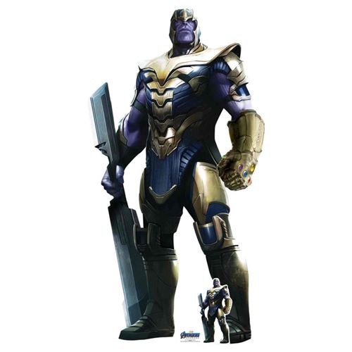 Figurine en carton Géante Thanos Josh Brolin Marvel Avengers Endgame H 193 CM