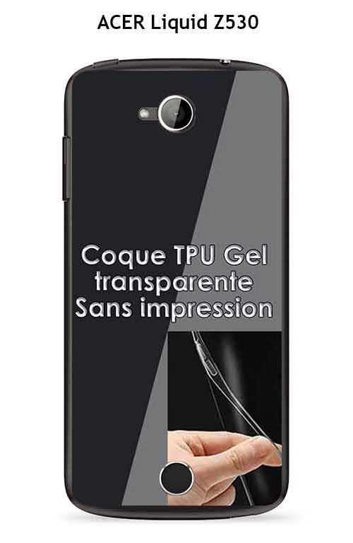 Onozo - Coque ACER Liquid Z530 Transparente (TPU Gel souple)