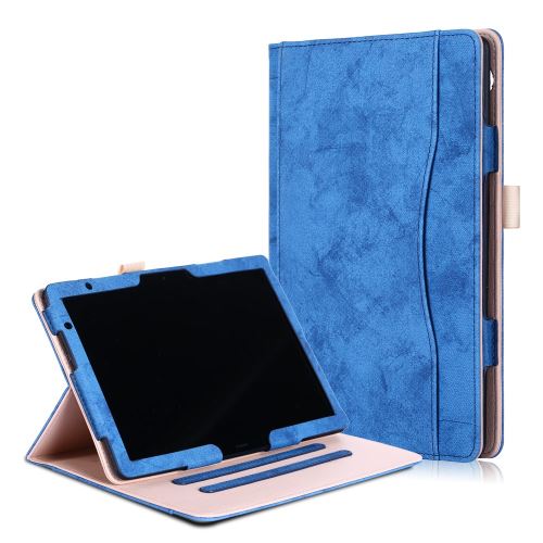 Etui en PU poche avec support bleu pour votre Huawei MediaPad T5 10/MediaPad M5 Lite 10