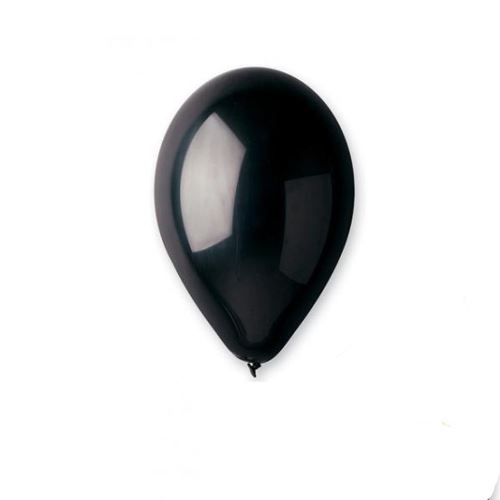 50 ballons latex métallisés noir bio 30cm - Coloris : NoirBA19602/NOIR
