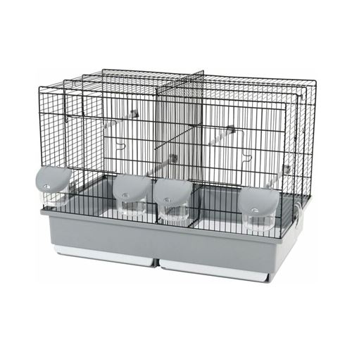 Zolux - Cage d'élevage bicolore pour oiseaux 57 x 31 x 41 cm