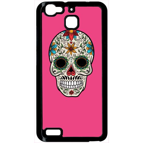 Coque Huawei G8 Mini Crane Couleurs Fond Rose
