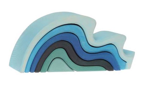 Vagues au fil de l'eau - grandes