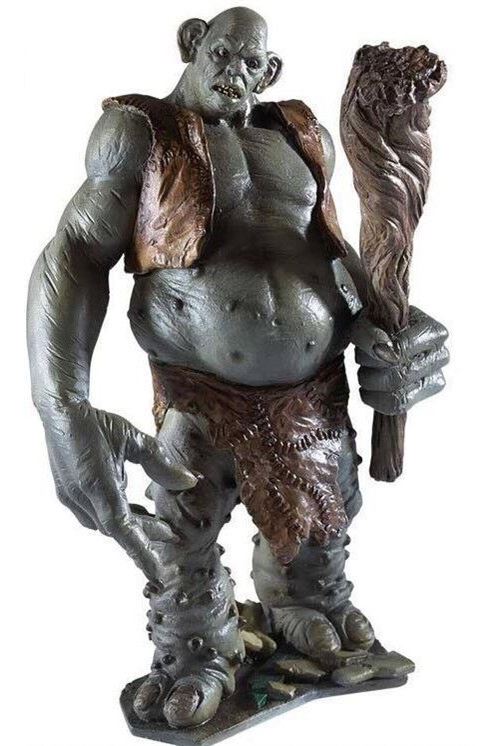 The Noble Collection France Noir Statuette - Harry Potter - Creatures Magiques - Troll Des Montagnes - Image 1