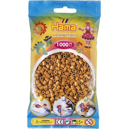 1 000 perles standard (Ø5 mm)- marron clair