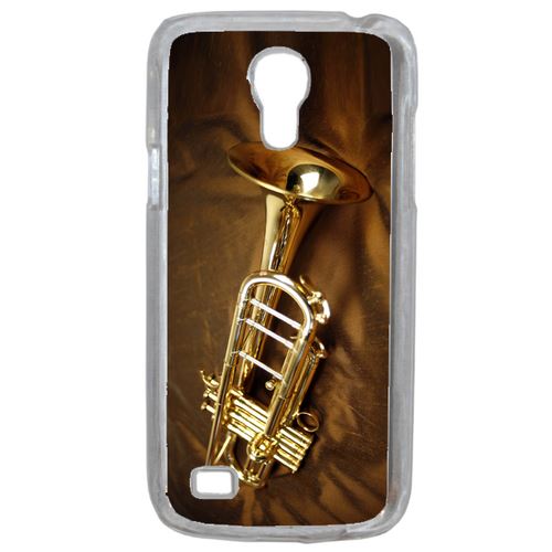 Coque Trompette Musique Compatible Samsung Galaxy S4 Mini Transparent
