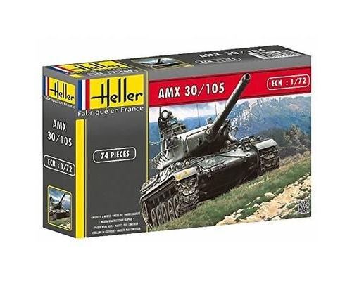 Heller AMX 30105 Main Battle Tank Military Land Vehicle Model Building Kit