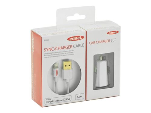 Ednet adaptateur allume-cigare (voiture)
