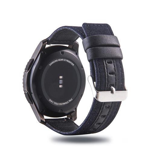 Bracelet en PU Tissu de taille ajustable 017 pour votre Smart Watch 22mm