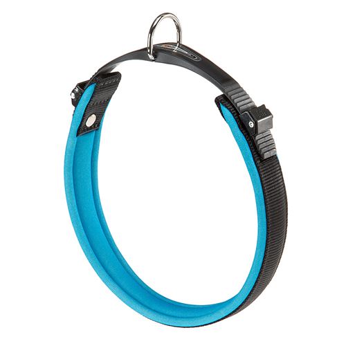 Meilleurs prix pour Ferplast Collier Ergonomique pour Chiens ERGOFLUO C25/60 avec Rembourrage et Fermeture à Micro-régulation Bleu