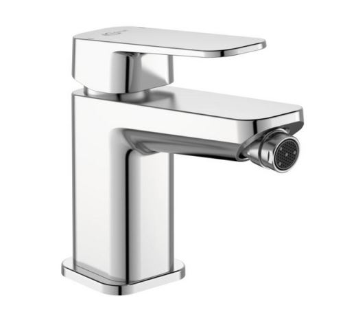 Ideal Standard - Mitigeur bidet monotrou Tonic II chromé avec tirette et vidage métal