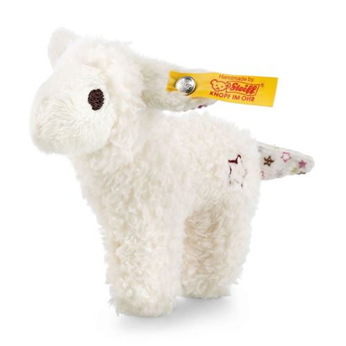 Steiff Mini lamb with rustling foil and rattle, white - 11cm