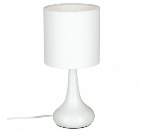 Lampe de décoration touch blanche