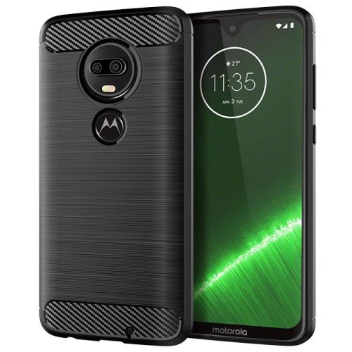 Etui Coque de protection durable souple pour Moto G7 Plus - Noir