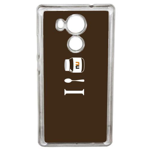 Coque i love nutella compatible huawei mate 8 transparent
