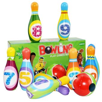 Bowling Enfant Jeux de Quilles de Extérieur Jouet Educatif Cadeau
