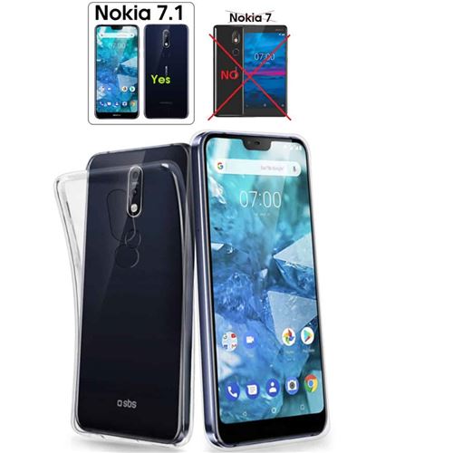 Coque Transparente Antichocs pour Nokia 7.1