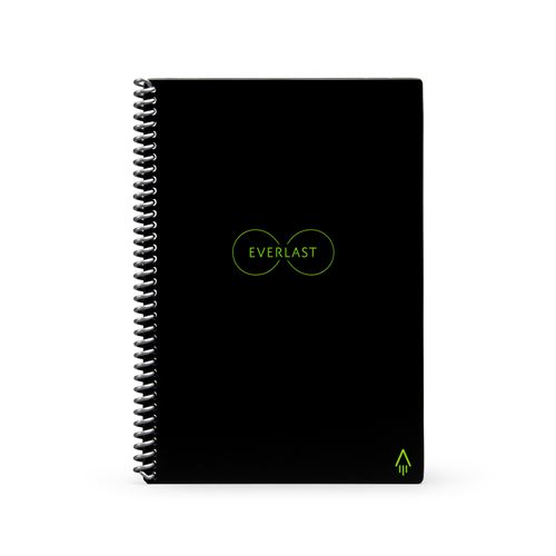 Rocketbook Petit Carnet de Notes Poche Effacable - Réutilisable Bloc Note  Numerique, Noir Notebook A6 Cahier Spirale