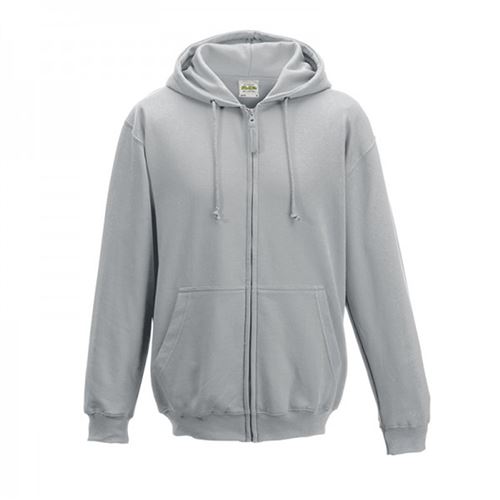 Awdis - Sweatshirt à capuche et fermeture zippée - Homme (5XL) (Gris) - UTRW180