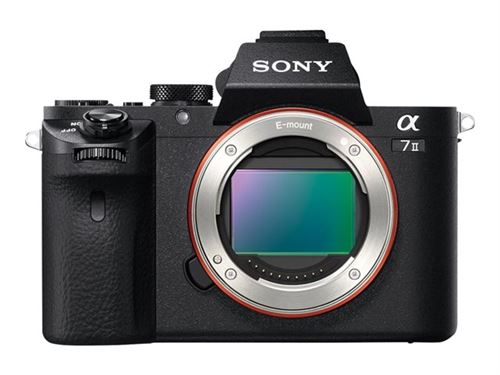 Sony a7 II ILCE-7M2 - Appareil photo numérique - sans miroir - 24.3 MP - Cadre plein - 1080p objectif FE 24-70 mm f/4 ZA OSS - Wi-Fi, NFC - noir