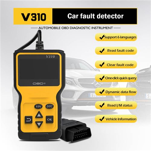 OBDII 2 Lecteur de code scan outil de diagnostic de vérification du moteur Trouble Codes wedazano1307