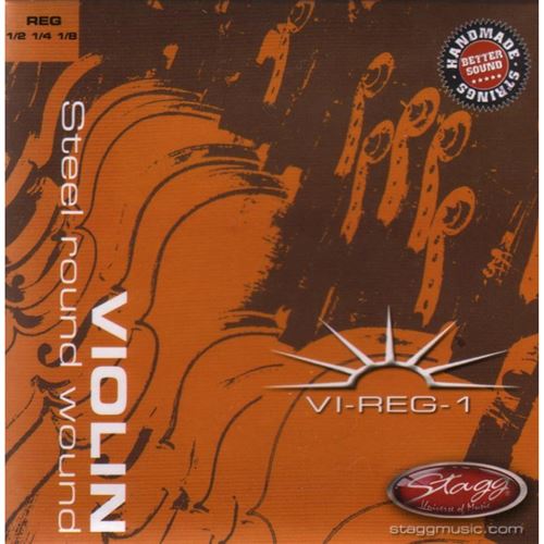 Jeu de cordes pour violon 1/2, 1/4 et 1/8 Stagg