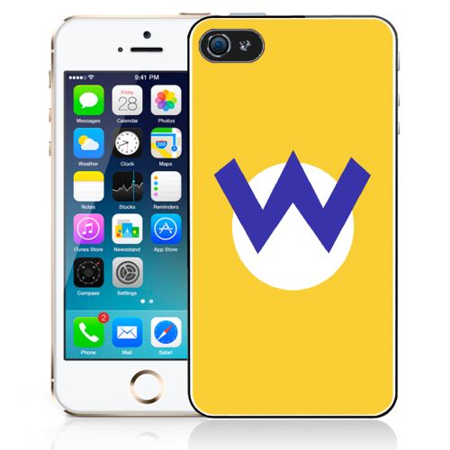 Coque pour iPhone 5C mario wario logo