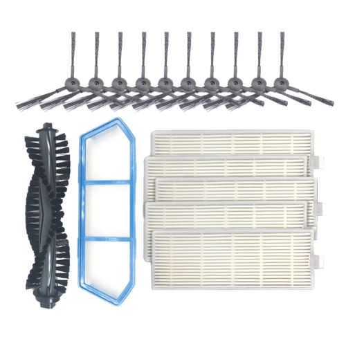 Brosse Latérale Filtre primaire Remplacement du filtre de roulement Brosse pour Ilife A4S Sweeper Kiliaadk18