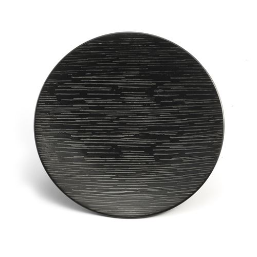 MÉDARD DE NOBLAT - MAGMA NOIR - Coffret 6 assiettes dessert
