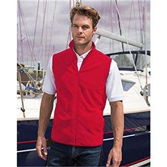 gilet rouge homme